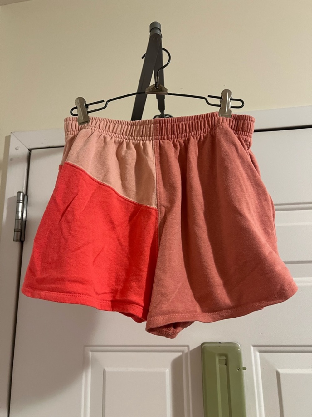 wild fable Colorblock Terry Shorts - Coral & Peach